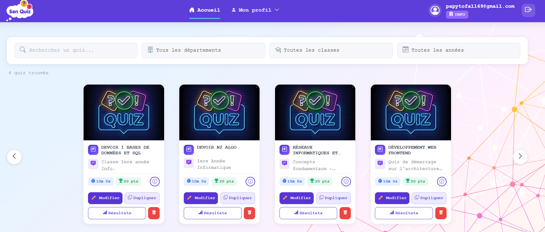 Capture SenQuiz